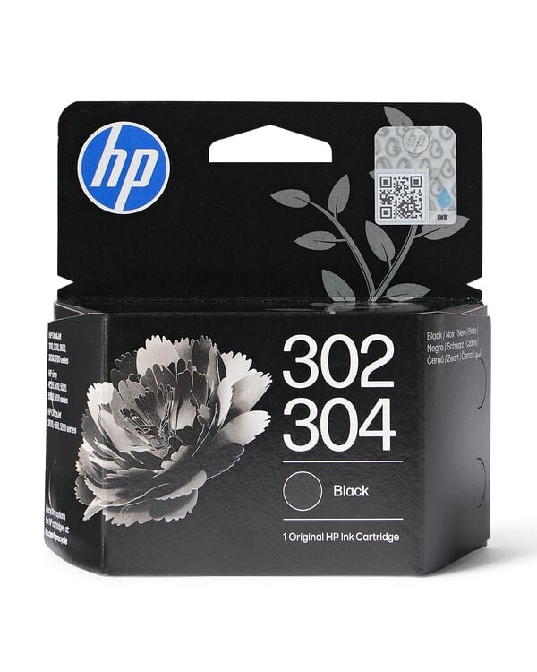HP Tintenpatrone, 302&ndash;304, Schwarz - 38300040 - HEMA