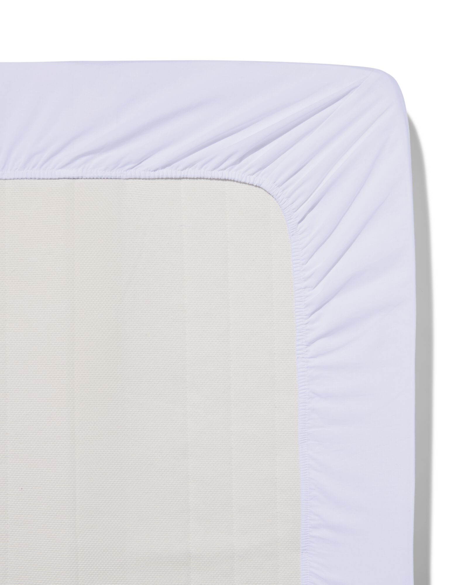 boxspring hoeslaken zacht katoen 90x220 wit - 5190146 - HEMA
