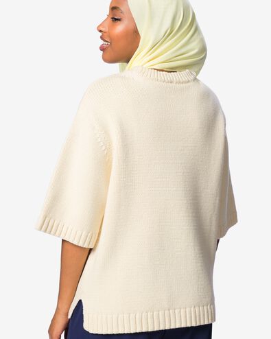 damestrui Nadine fijngebreid gebroken wit gebroken wit - 36213050OFFWHITE - HEMA