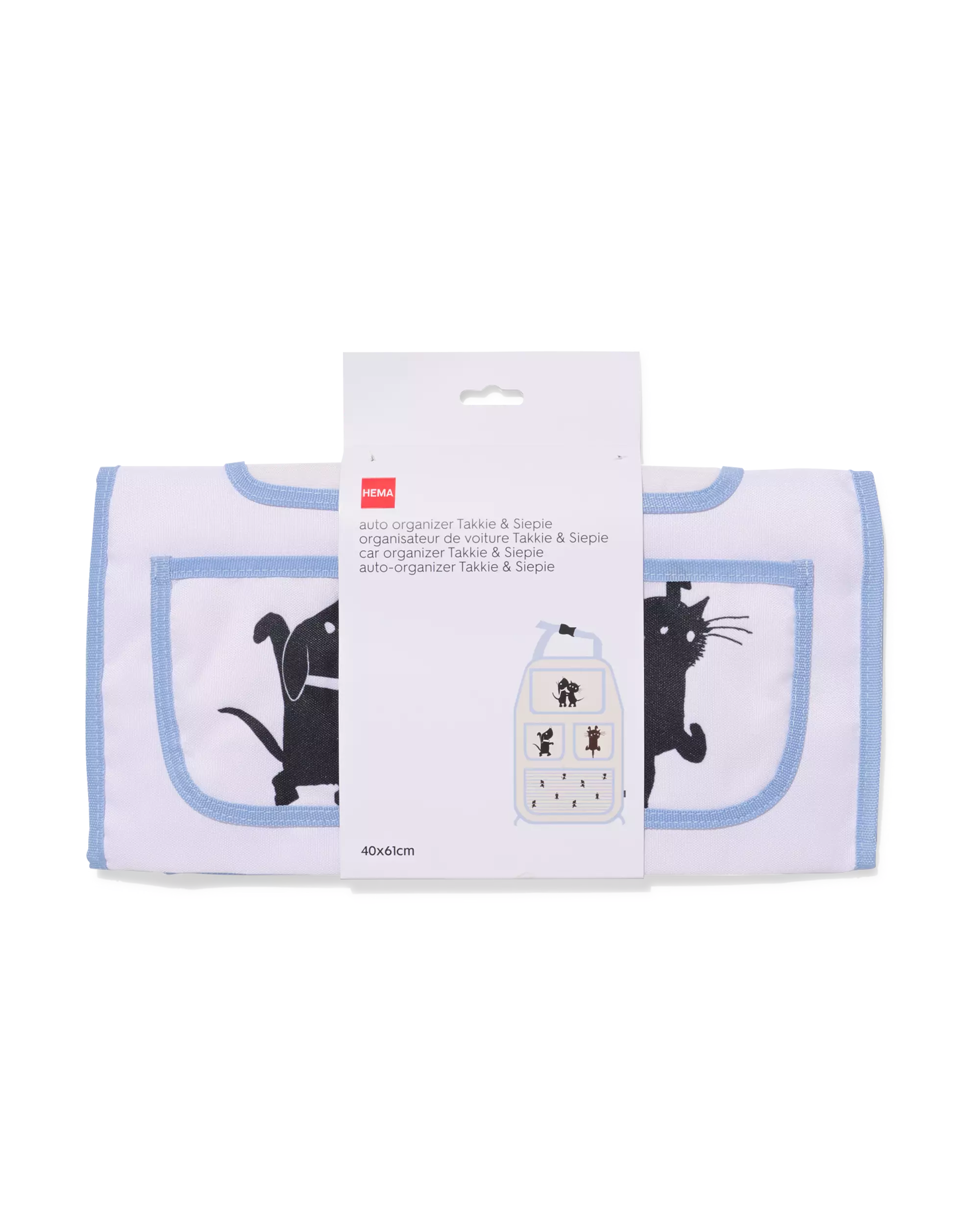 Takkie Auto-Organizer, 61 × 40 cm