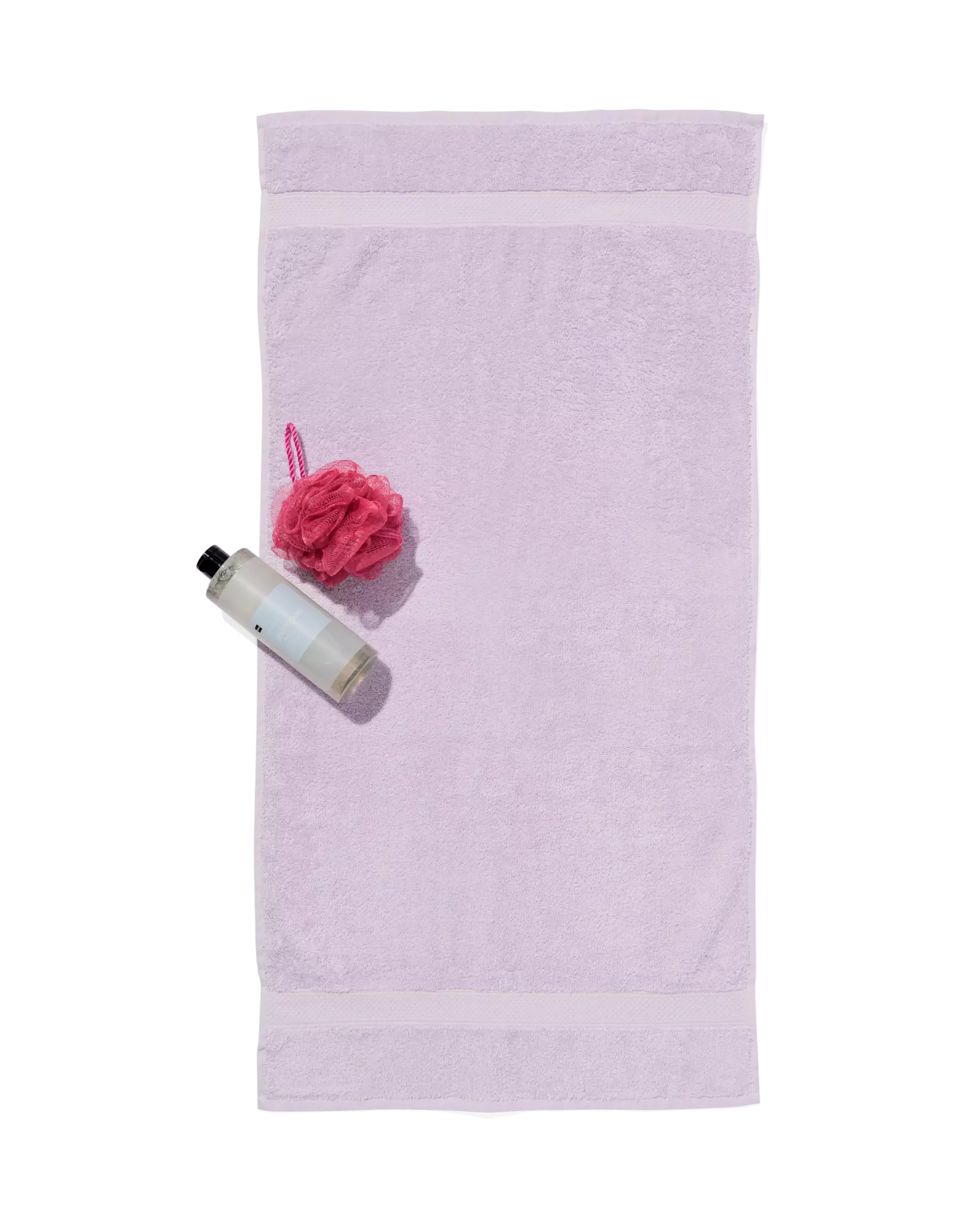 serviette de bain 50x100 qualité épaisse lilas