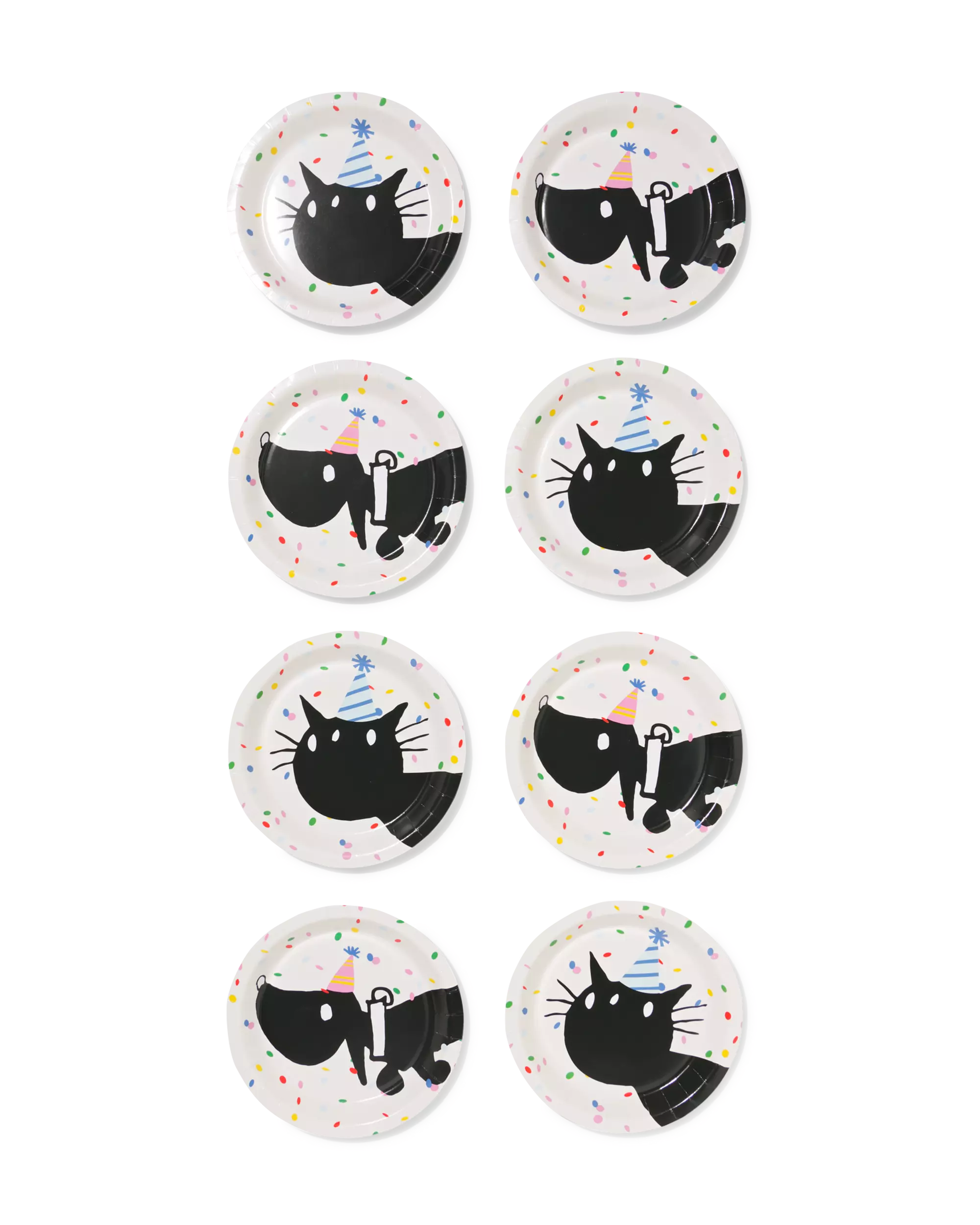 assiettes à gâteau Takkie et Siepie ⌀17,5cm papier - 8 pièces