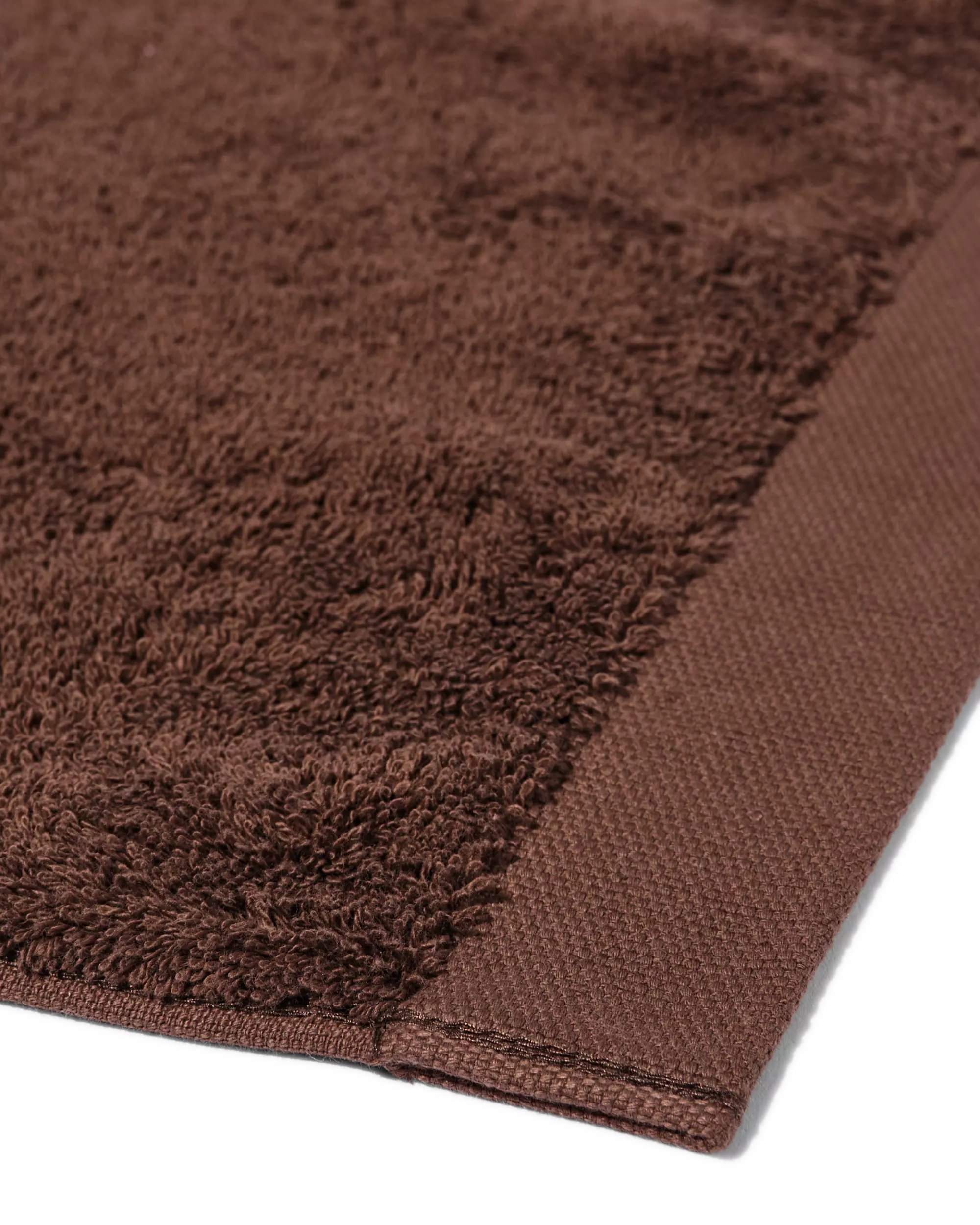 serviette 60 x 110 cm qualité hôtel extra douce marron foncé