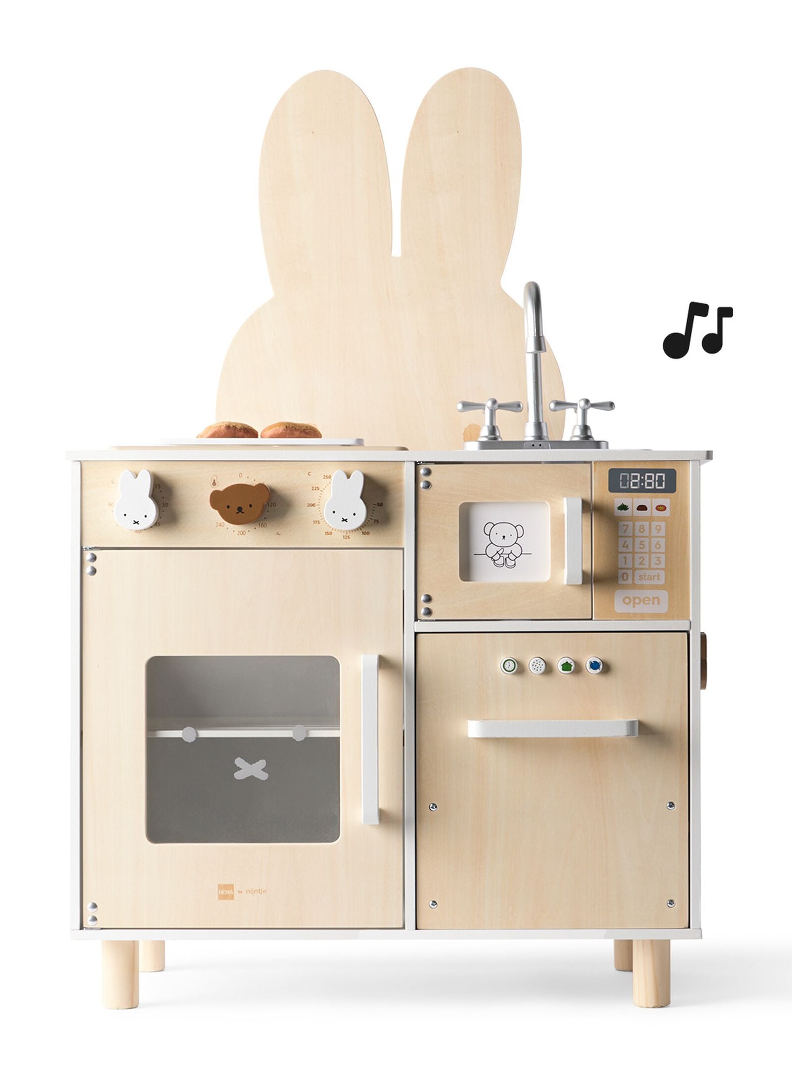 petite cuisine miffy 92 cm bois - 15100375 - HEMA