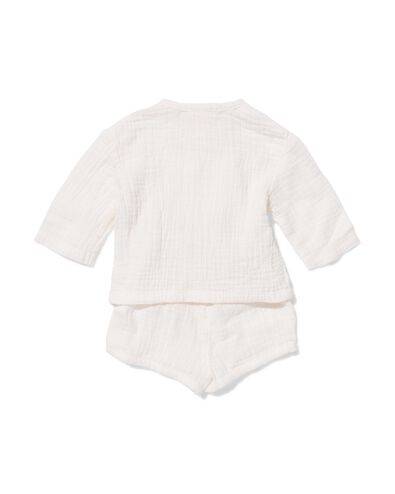 ensemble v&ecirc;tements nouveau-n&eacute; mousseline blanc cass&eacute; - 33455320OFFWHITE - HEMA