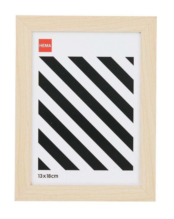 fotolijst 13x18cm naturel hout 13 x 18 - 13621031L13X18 - HEMA