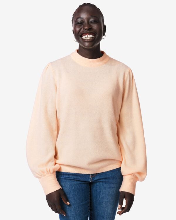 damestrui Lana fijngebreid lichtroze lichtroze - 36214440LIGHTPINK - HEMA