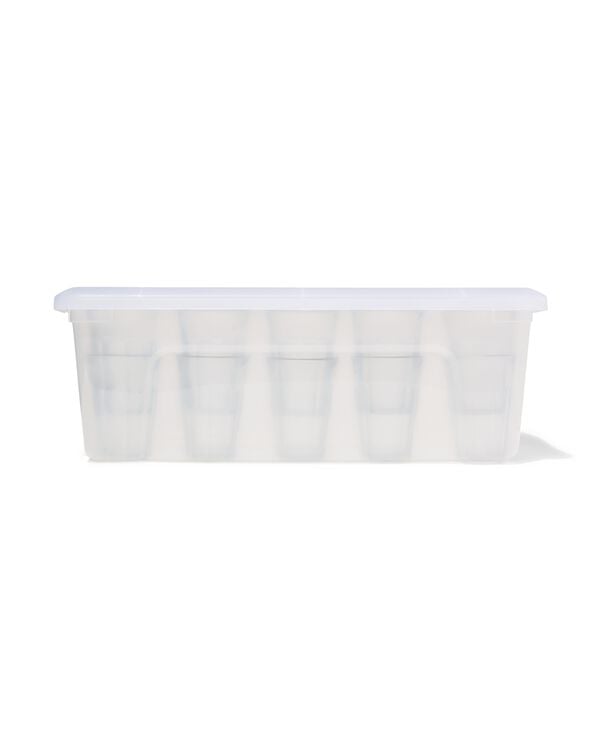 Ordnungbox Tokyo, 30 Liter, transparent, recycelt 58 x 39.5 x 20.5 - 39810408L58X395X205 - HEMA