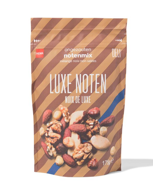 luxe notenmix ongezouten 175g - 10650201 - HEMA