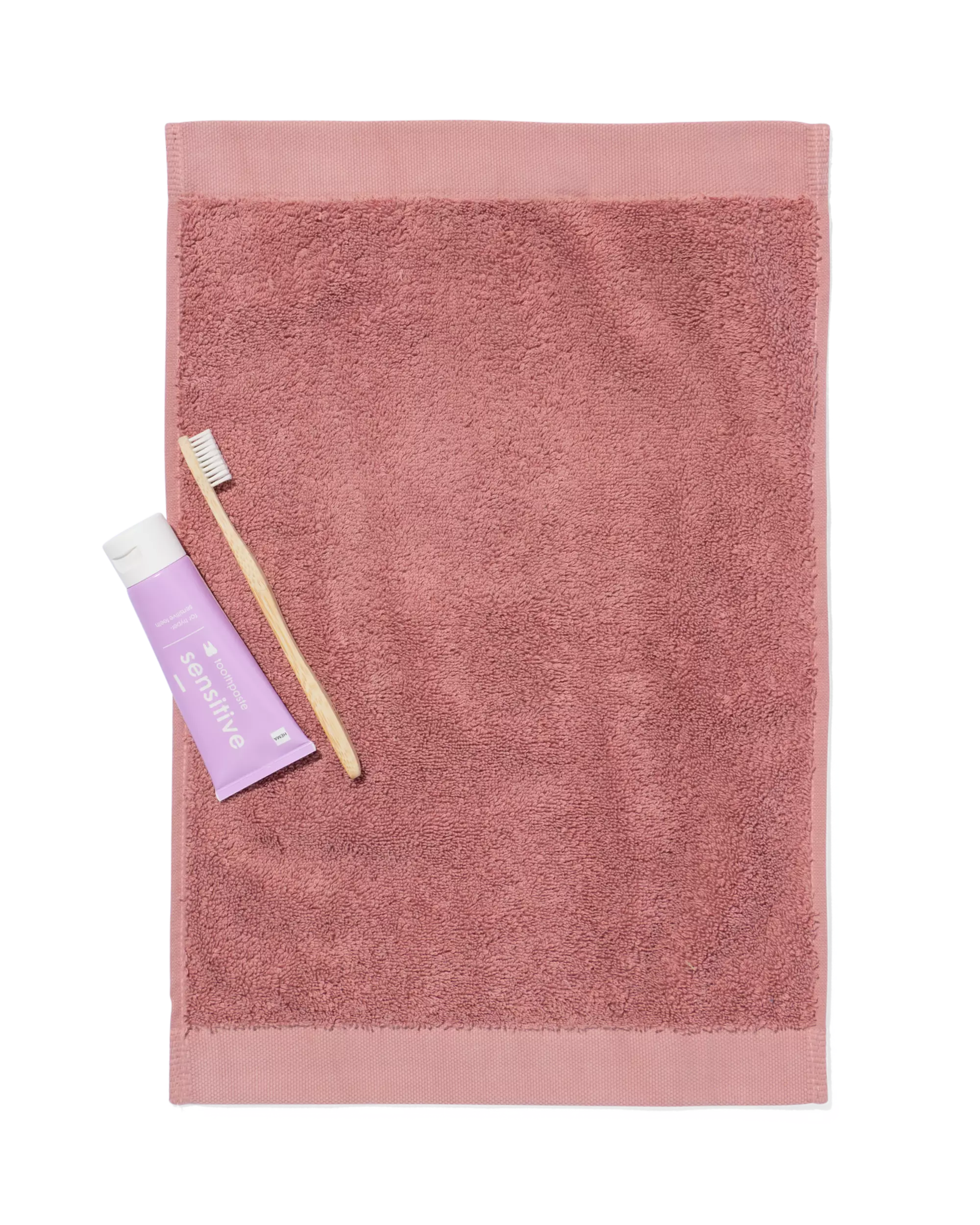 petite serviette 33x50 qualité hôtelière extra douce rose profond