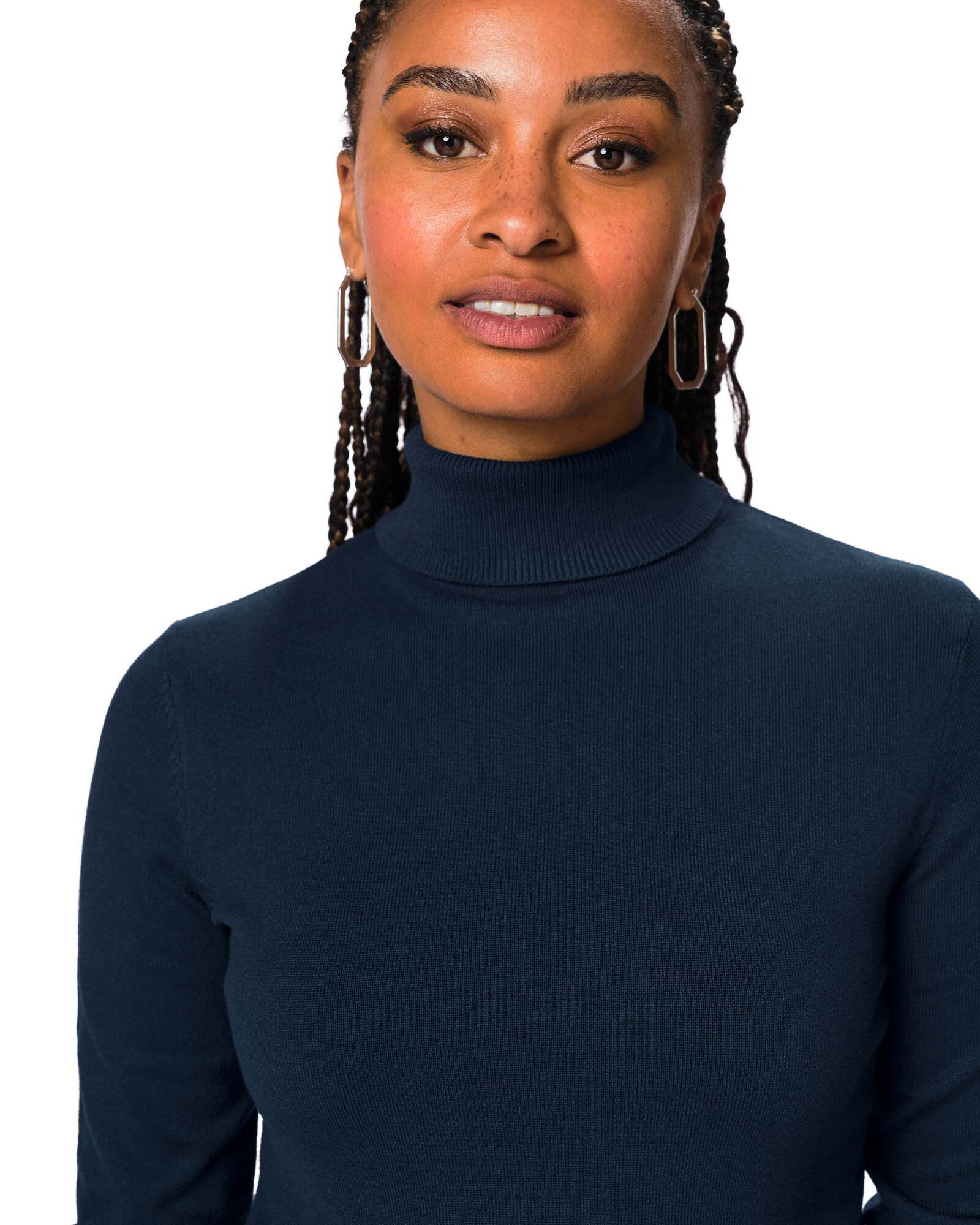 dames T-shirt Lois basic donkerblauw donkerblauw - 36306610DARKBLUE - HEMA