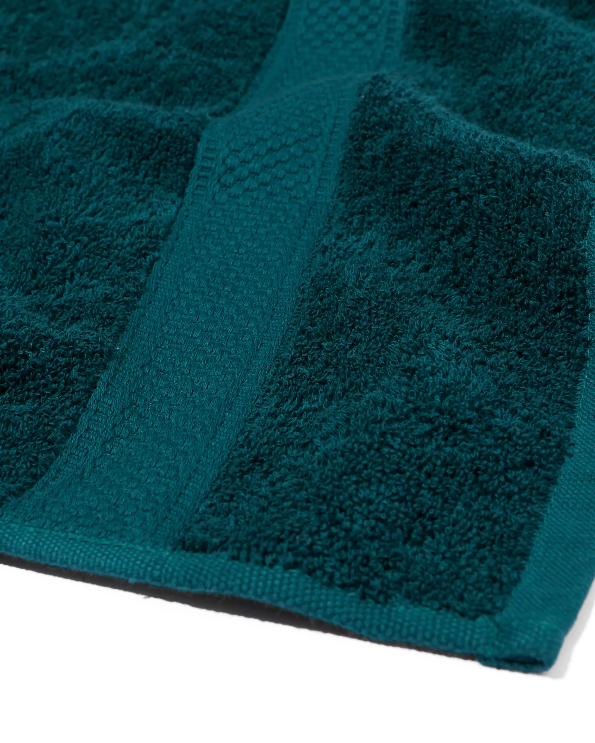 serviette de bain - 50x100 cm - qualité épaisse - vert foncé