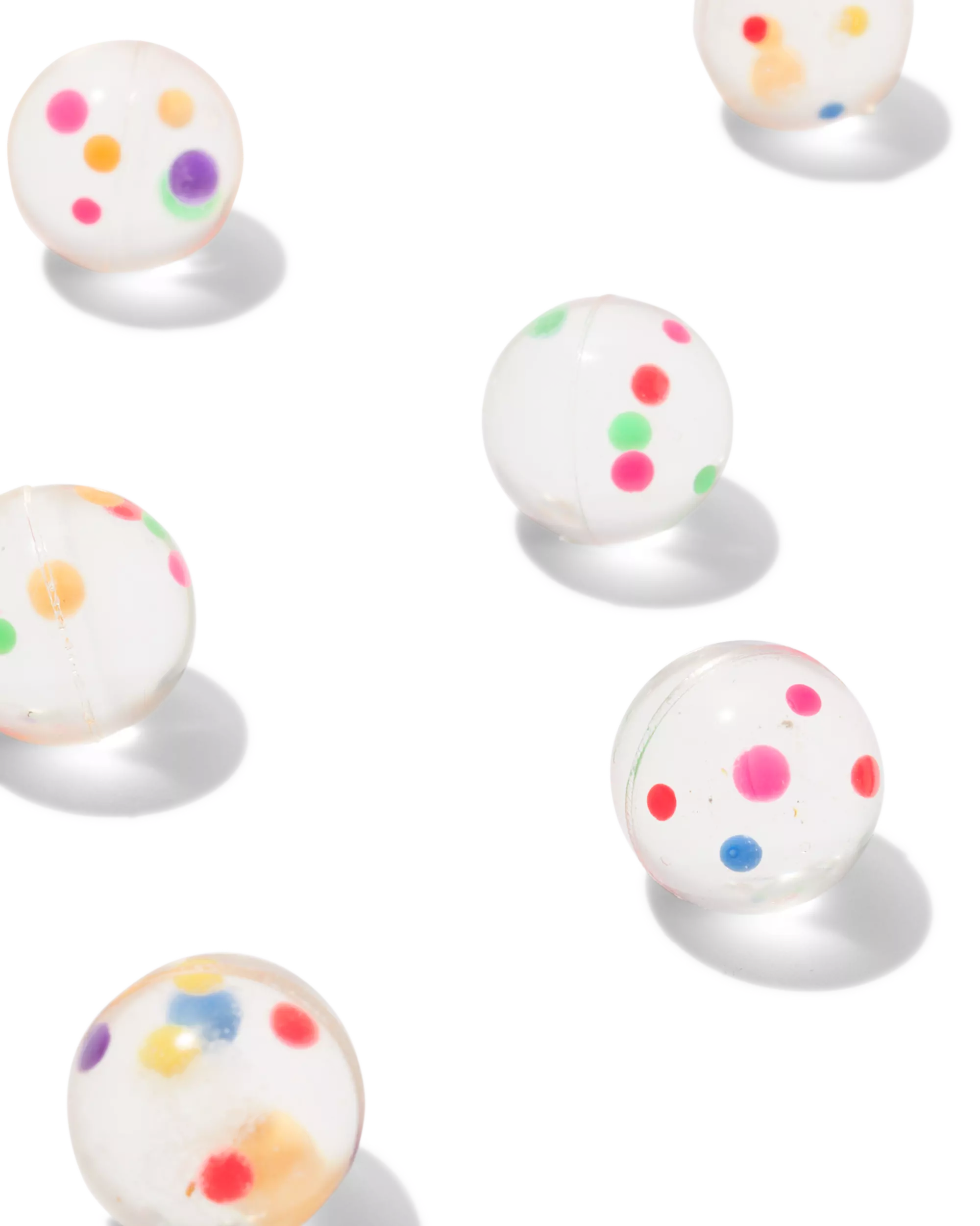 balles rebondissantes à distribuer - 8 pièces