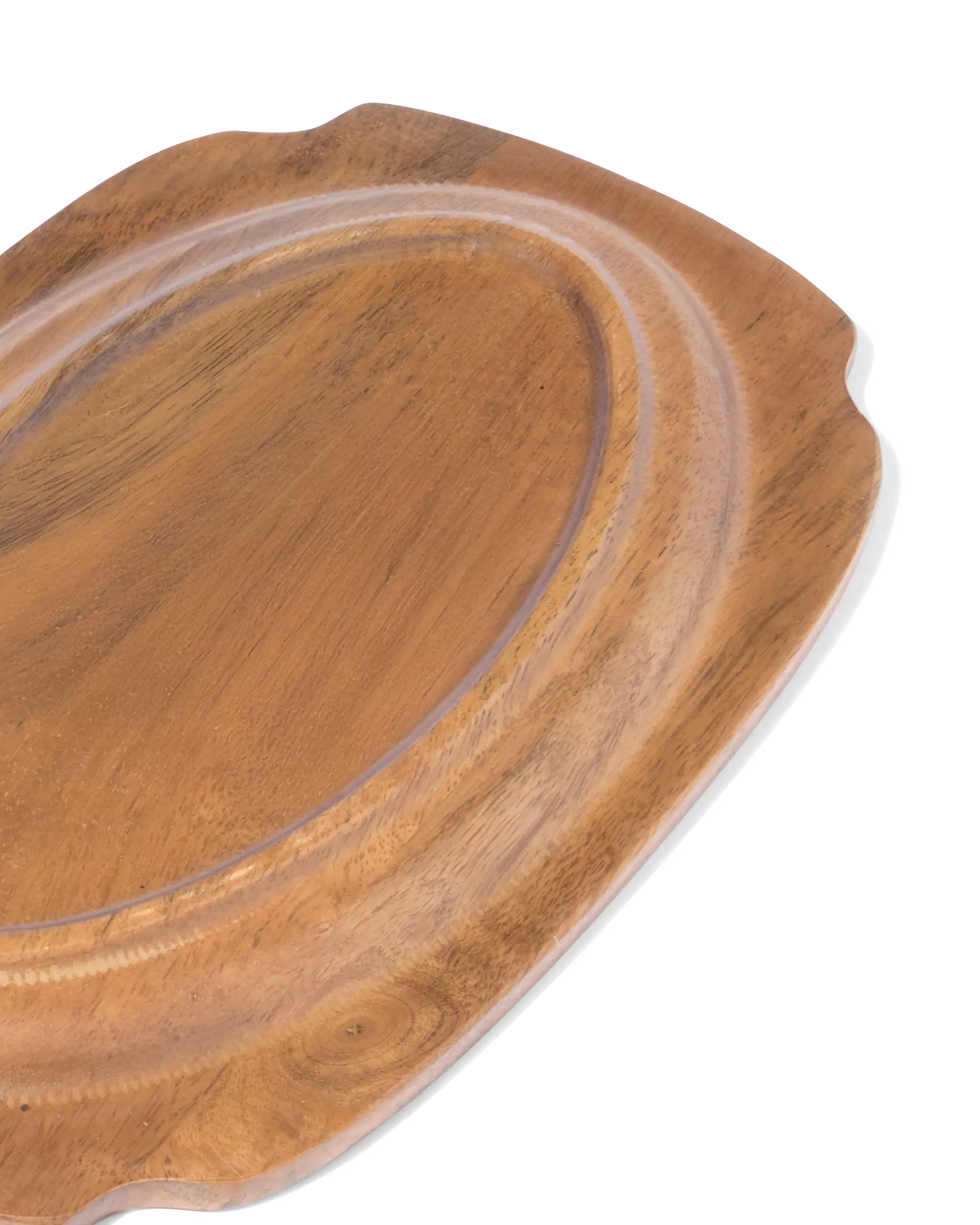 plat 28 x 17 x 2 cm bois de manguier